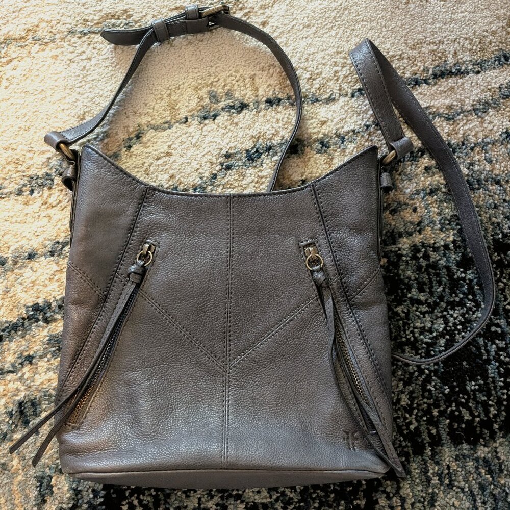 Frye "Carbon" Ari Leather Crossbody Bag